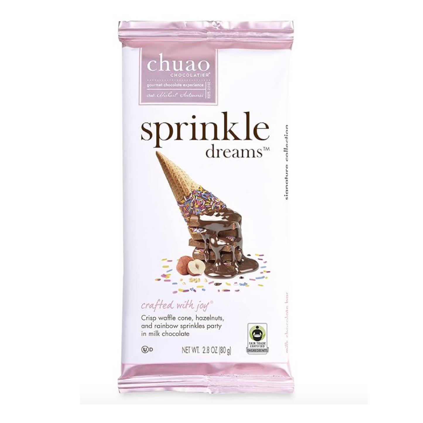 Chuao sprinkle dreams chocolate bar