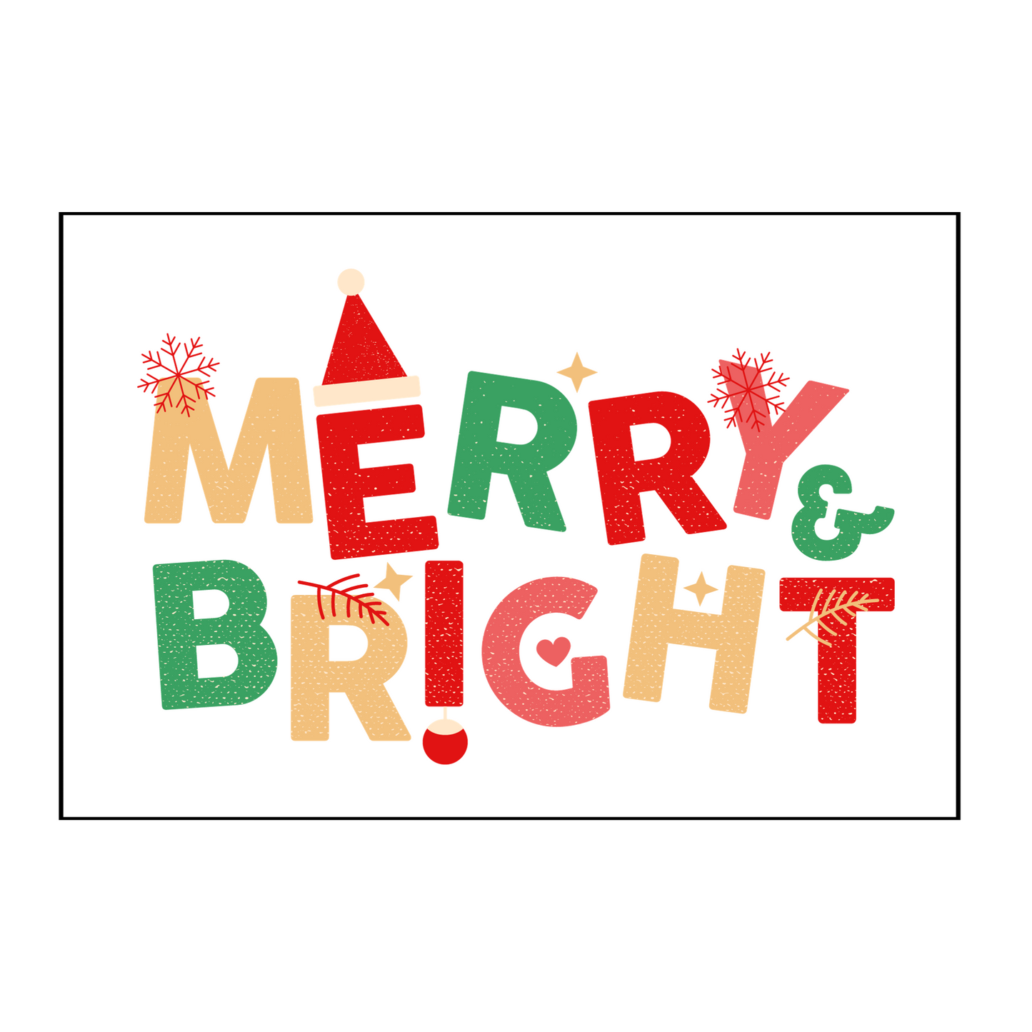 Card- Merry and Bright