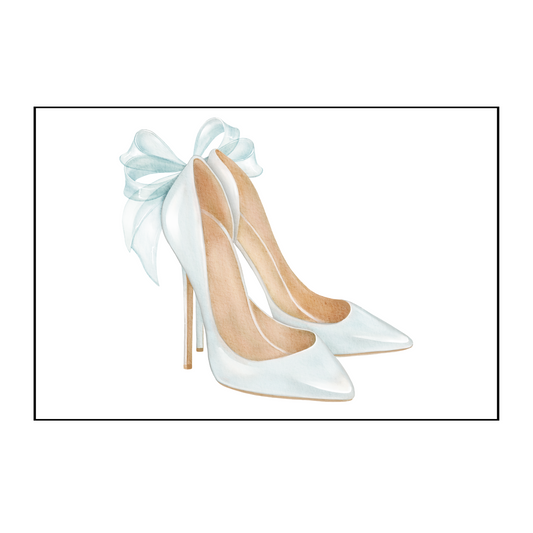 Card- Bridal shoes