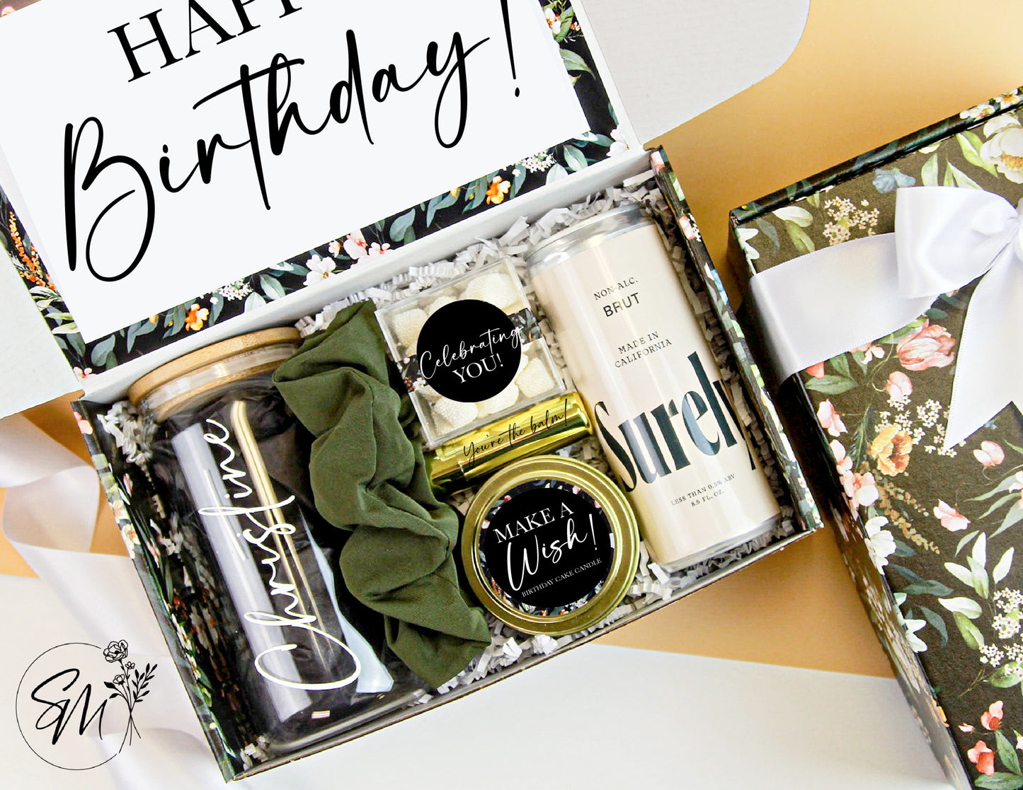 MB- Floral Birthday Gift Box