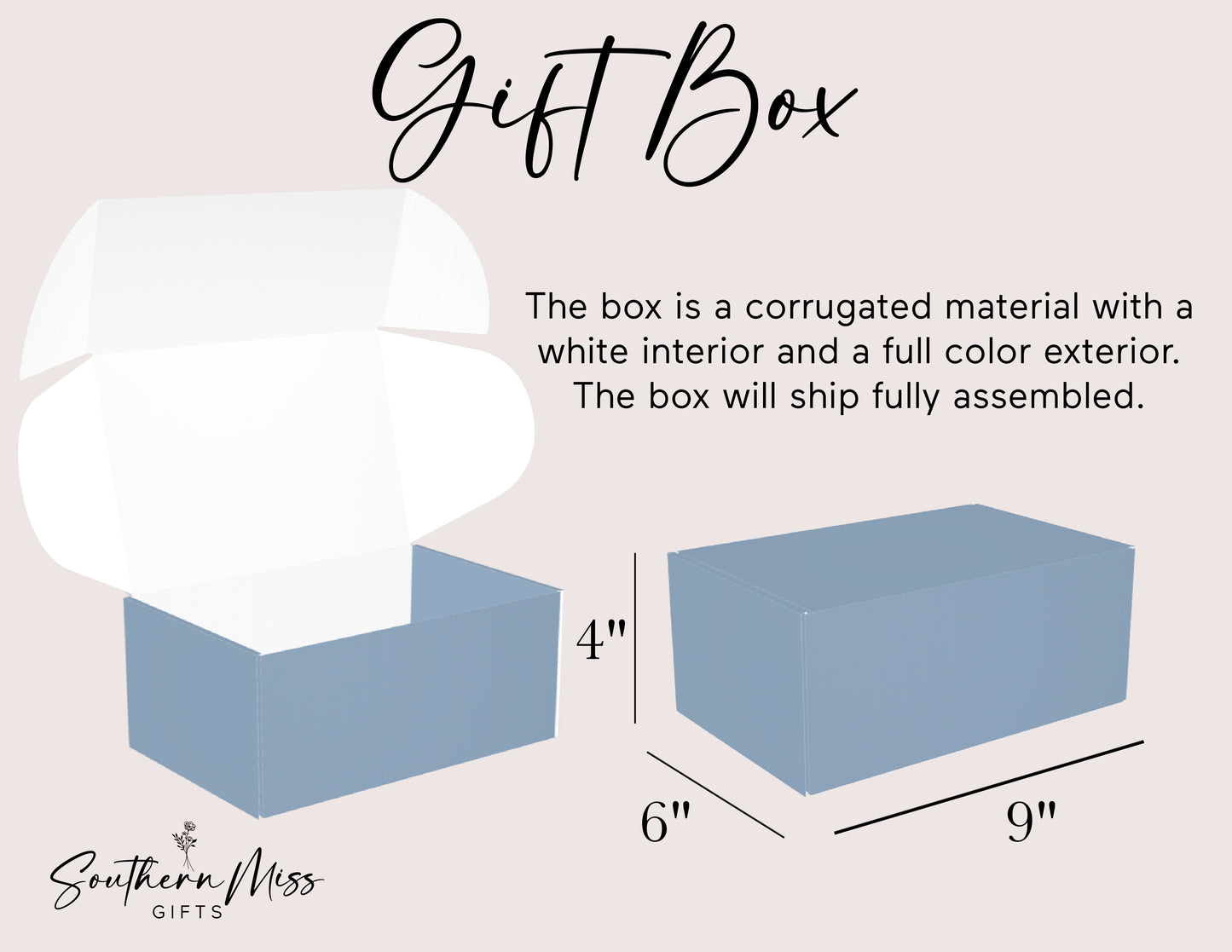 MB- Empty Bridal Party Box