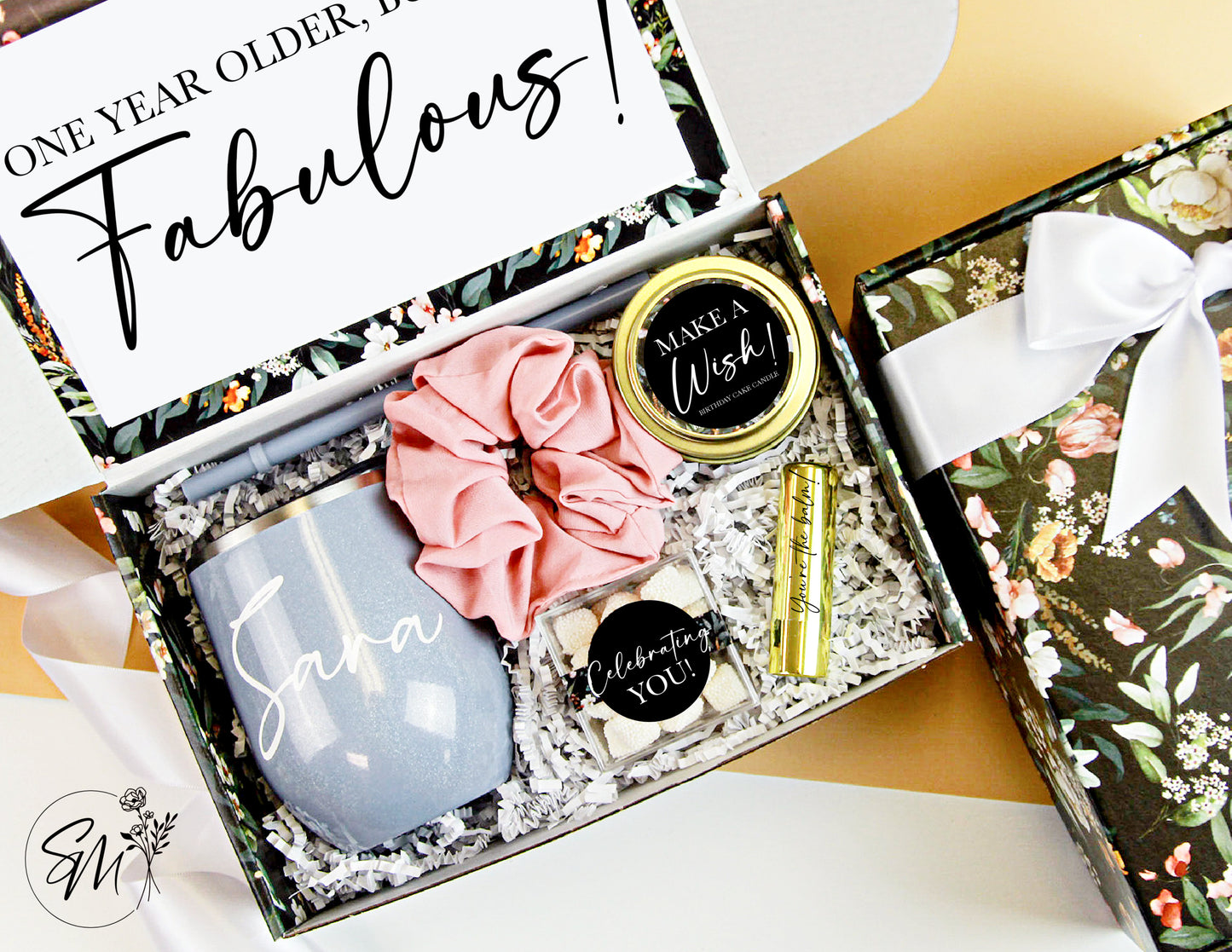 MB- Floral Birthday Gift Box