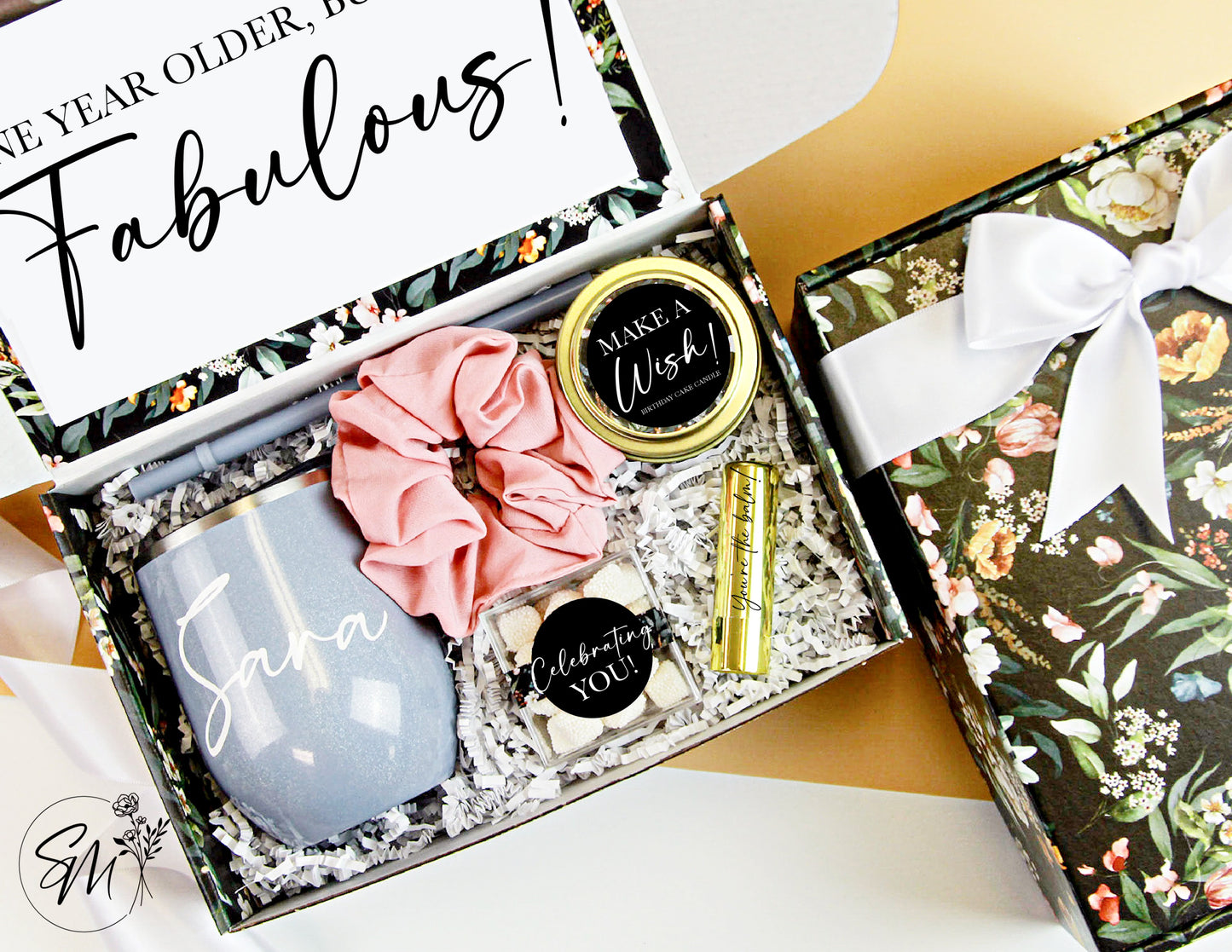 MB- Floral Birthday Gift Box